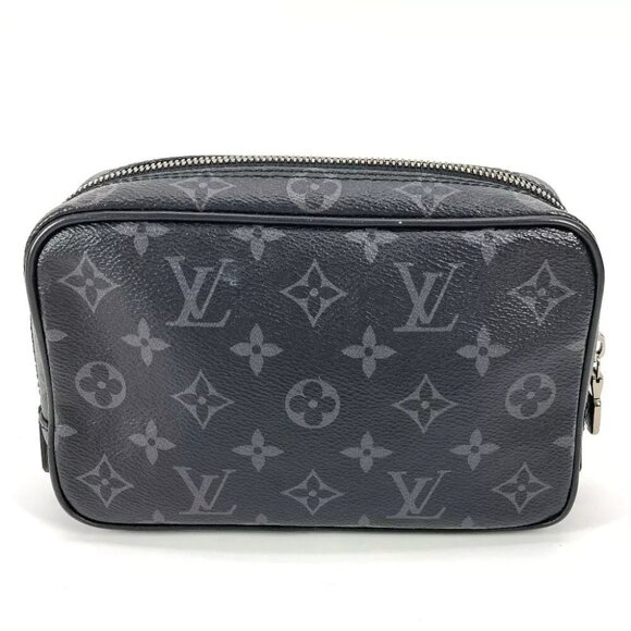 LOUIS VUITTON MonogramEclipse Trousse Toilette PM Clutch Multi-Pouch - Picture 1 of 14